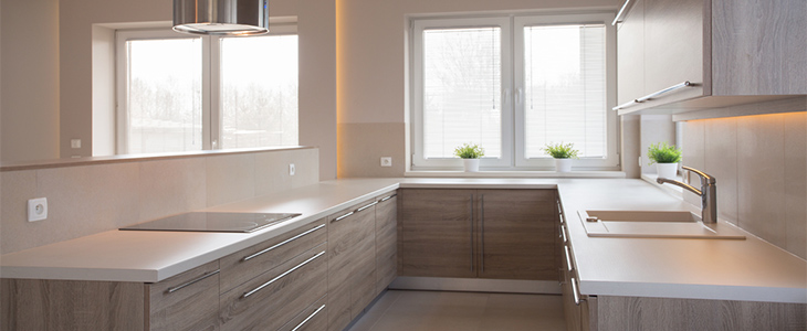 lights in a kitchen