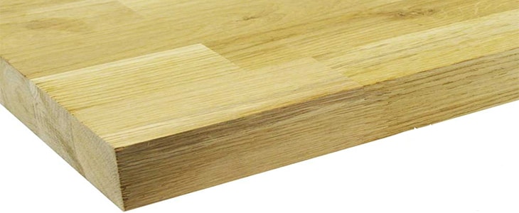 natural wood worktop