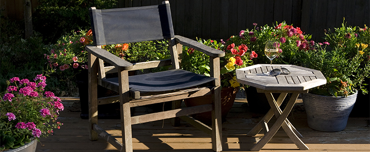  decking in the sunshine