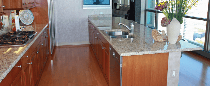 galley kitchen island