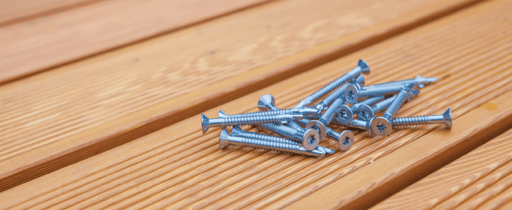the size and look of decking
