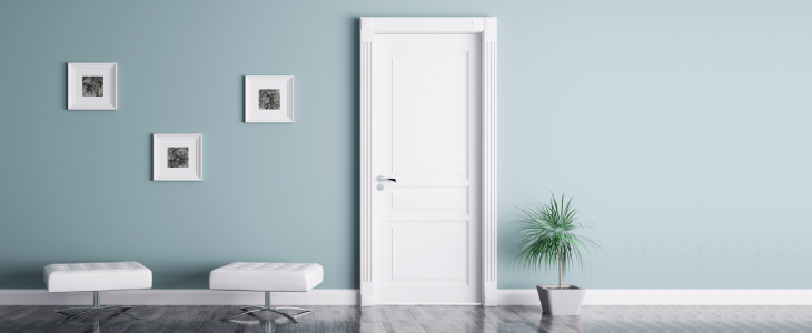 white door