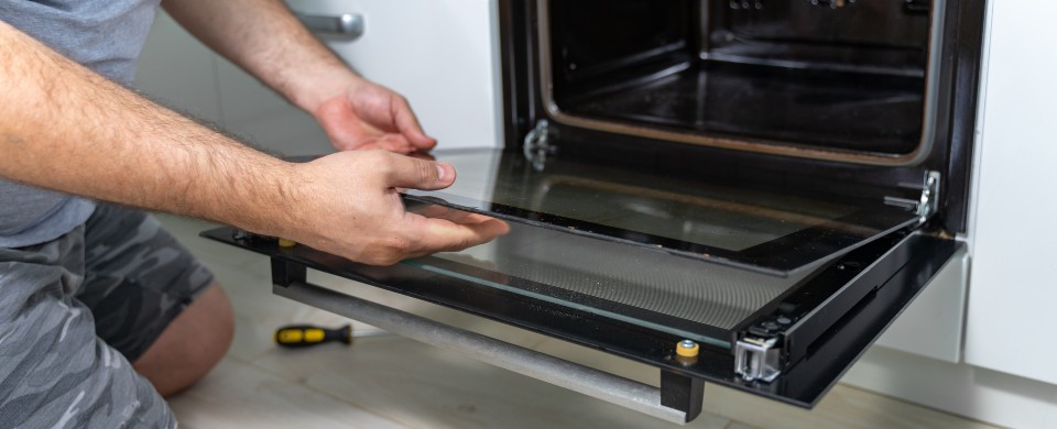 Oven door