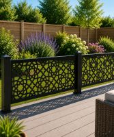 Moroccan Decorative Fence With Aluminium Posts (Above Ground)