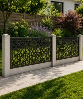 Moroccan Decorative Fence For Concrete Posts