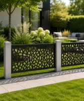 Pebble Decorative Fence For Concrete Posts