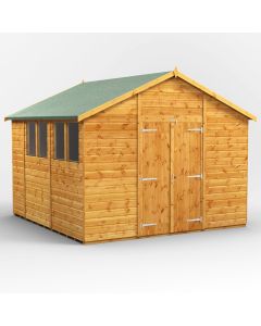 10x10 Apex Double Door Shed