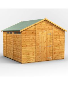 10x10 Apex Security Shed