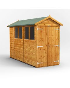 10x4 Apex Double Door Shed