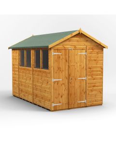 10x6 Apex Double Door Shed