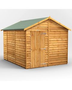 10x8 Overlap Windowless Apex Shed