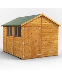 10x8 Apex Double Door Shed