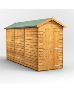 12x4 Overlap Windowless Apex Shed