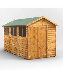 12x6 Overlap Apex Double Door Shed