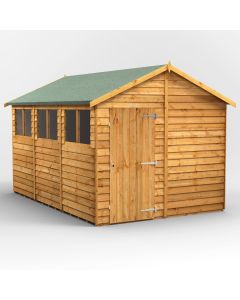 12x8 Overlap Apex Shed