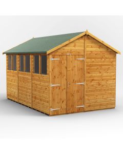 12x8 Apex Double Door Shed