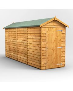 14x4 Overlap Windowless Apex Shed