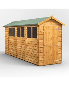 14x4 Overlap Apex Shed