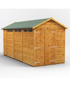14x6 Apex Security Double Door Shed