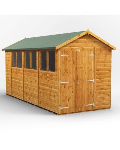 14x6 Apex Double Door Shed