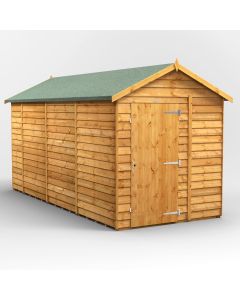 14x6 Overlap Windowless Apex Shed