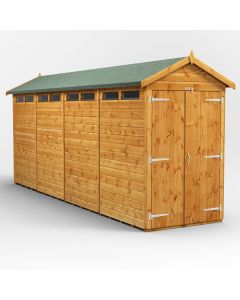 16x4 Apex Security Double Door Shed