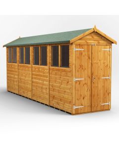 16x4 Apex Double Door Shed