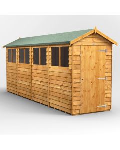 16x4 Overlap Apex Shed