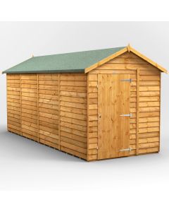 16x6 Overlap Windowless Apex Shed