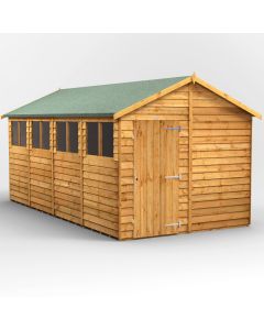 16x8 Overlap Apex Shed