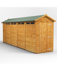 18x4 Apex Security Shed