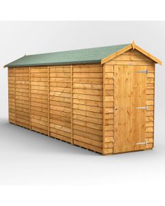18x4 Overlap Windowless Apex Shed
