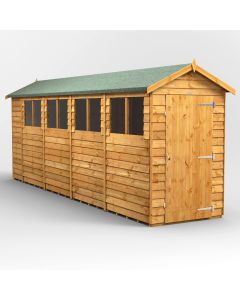 18x4 Overlap Apex Shed