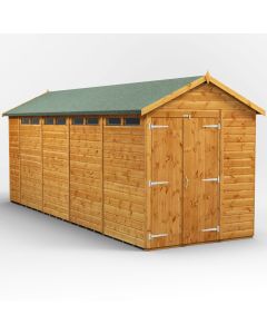 18x6 Apex Security Double Door Shed