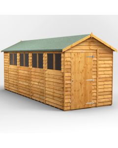 18x6 Overlap Apex Shed