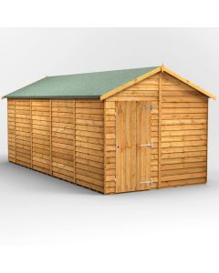 18x8 Overlap Windowless Apex Shed