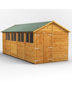 18x8 Apex Double Door Shed