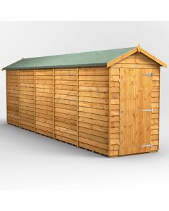 20x4 Overlap Windowless Apex Shed