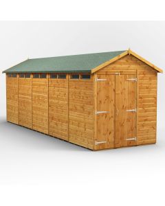 20x6 Apex Security Double Door Shed