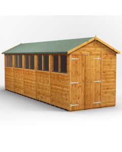 20x6 Apex Double Door Shed
