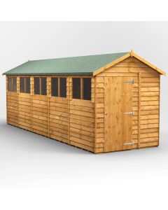 20x6 Overlap Apex Shed