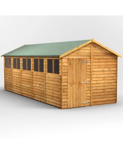 20x8 Overlap Apex Shed