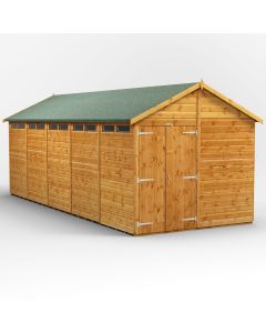 20x8 Apex Security Double Door Shed