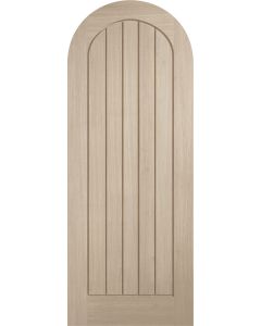 LPD Blonde Oak Mexicano Curved Top Door