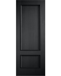 LPD Black Murcia 2 Panel Pre Finished FD30 Fire Door