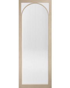 LPD Blonde Oak Melrose Reeded Glazed Door