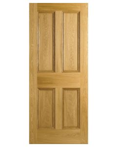 Internal 4P White Oak Un-finished Door