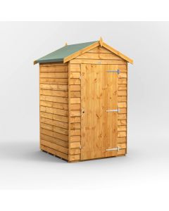 4x4 Overlap Windowless Apex Shed