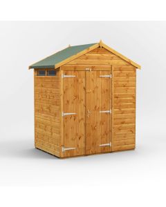 4x6 Apex Security Double Door Shed