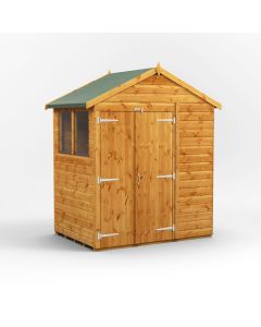4x6 Apex Double Door Shed